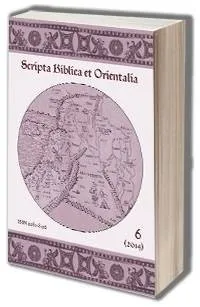 Ostatnie sztuki Scripta Biblica et Orientalia 6(2014)