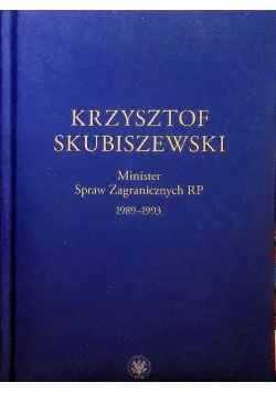Zniżka Krzysztof Skubiszewski Minister Spraw Zagranicznych RP 1989 - 1993