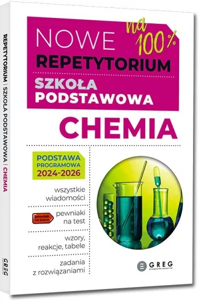 Zamów dziś Nowe Repetytorium - szkoła podstawowa. Chemia - 2024-2026