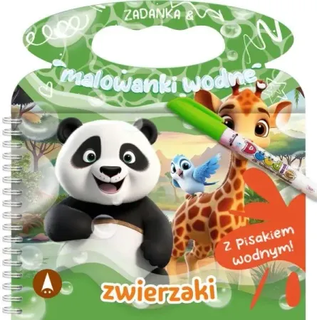 Bestseller Zadanka & malowanki wodne. Zwierzaki - Wioleta Żyłowska
