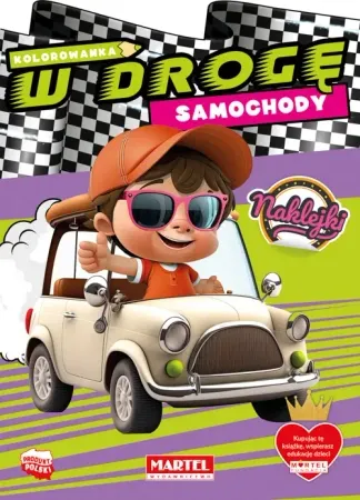 Cena promocyjna Kolorowanka Samochody z naklejkami. W drogę - Katarzyna Salamon