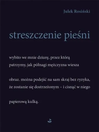 Premium Streszczenie pieśni - Julek Rosiński